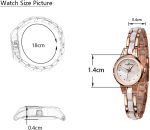 Keep in Touch Two-Tone Women Ladies Watches Waterproof Stainless Steel Ceramic Wristwatch - Image 5
